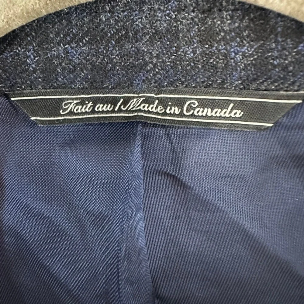 Jack Victor Gibson SPJ Men's 46R 100% Wool Blue Plaid Sport Coat Blazer Canada